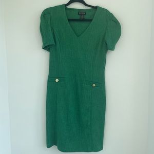 Vintage Enfocus Studios Green Dress Size 8 NWT